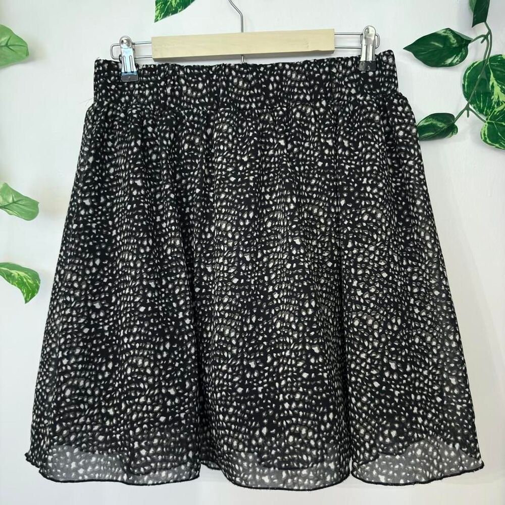 Boho Fall Lined Women's Black Skirt M Festival skirt